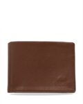 Men Bi-Fold Wallet with Text Embossed