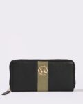 viviana_olive_green_26_black_women_zip-around_wallet_with_metal_logo.jpg