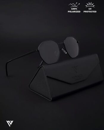 1076 Full-Rim Round Sunglasses