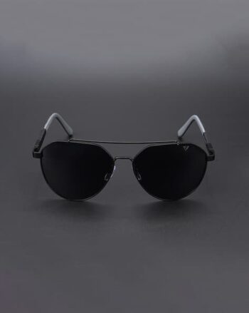 8009 Men UV-Protected Aviator Sunglasses
