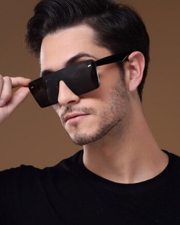 Men UV-Protected Full-Rim Wayfarers-1301MG3970