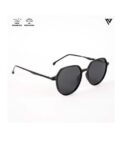Men UV-Protected Round Sunglasses-TR8068