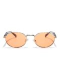 Men Oversized Metal Frame Sunglasses