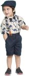 AJ DEZINES Kids Casual Wear Clothing Cotton Shirt Short Set For Boys