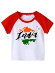India Cotton Round Neck Half Sleeves Unisex T-Shirt for Boys & Girls
