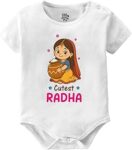 Janmashtami Radha Dress For Baby Girl | Cutest Radha Newborn Baby Romper | Janmashtami Celebration