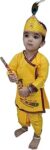 Krishna Dress for Kids – Cute Bal Gopal Costume with Dhoti, Mukut & Bansuri | Janmashtami Fancy Dress for Boys & Girls