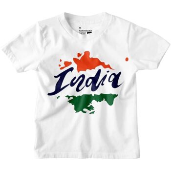 Bon Organik Mens Independence Day Flag Tshirt