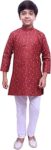 Pro-Ethic Style Developer Baby Boy Cotton Printed Kurta Pajama Set