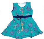 faishan Store Baby Girl's Frock Dress letest dezine 2021 (0 Month to 12 Month) Light Blue